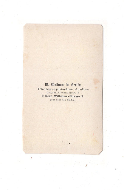 Fotografie Soldat mit Epauletten - Berlin 1860er / CDV M1-07