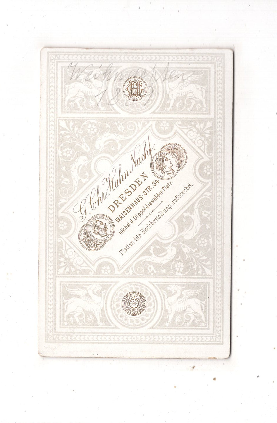 Fotografie Schönes Kinderbild / Baby - Dresden um 1890