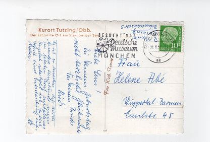 Ansichtskarte Tutzing / Oberbayern