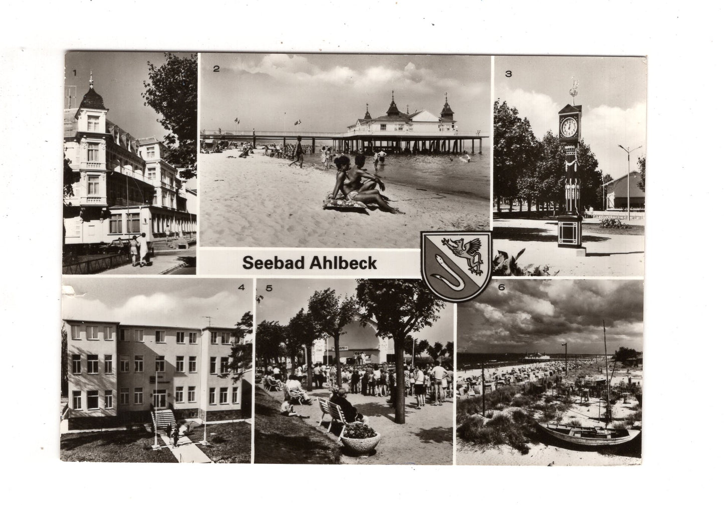 Ansichtskarte Seebad Ahlbeck / An der Seebrücke +++ / J1-66