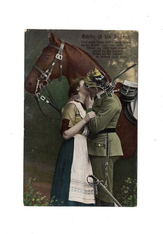 Ansichtskarte / Feldpost / Patriotische Karte - Halberstadt 1916