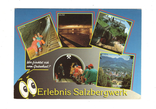 Ansichtskarte Erlebnis Salzbergwerk / Bad Ischl / Hallstatt +++ / Österreich