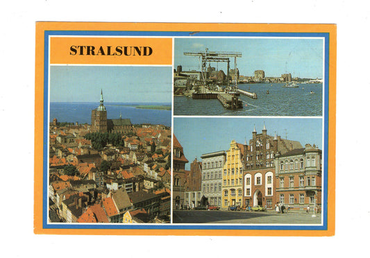 Ansichtskarte Stralsund / Am Alten Markt +++