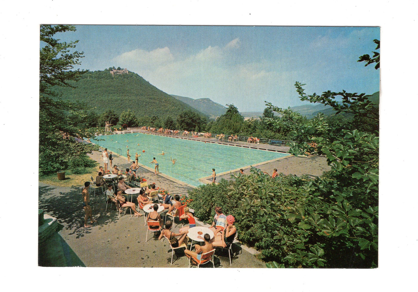 Ansichtskarte Höhenfreibad Urach / Schwäbische Alb