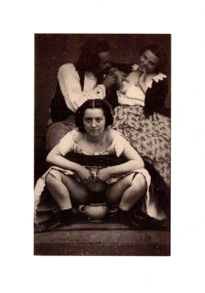 Ansichtskarte Akt / Erotik / Erotische Szene