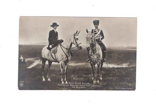 Ansichtskarte Prinz Ernst August und Prinzessin Victoria Luise