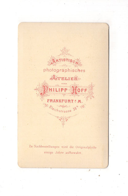 Fotografie Damenportrait - Frankfurt Main 1870er / CDV N1-14