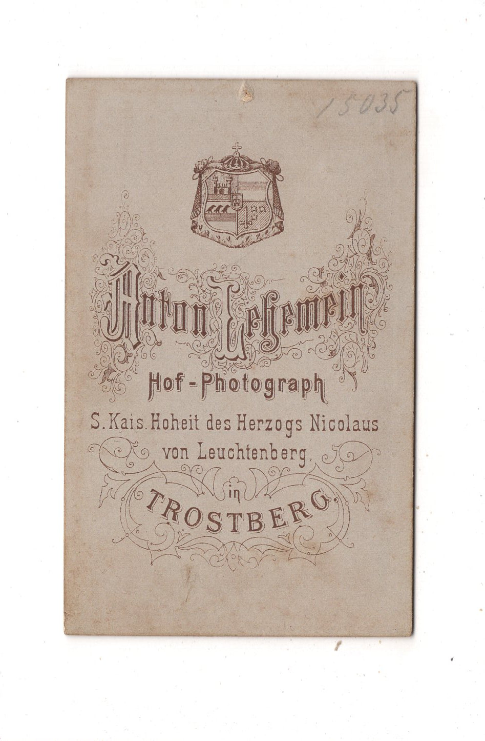 Fotografie Feine Dame - Trostberg um 1880 / CDV L1-25
