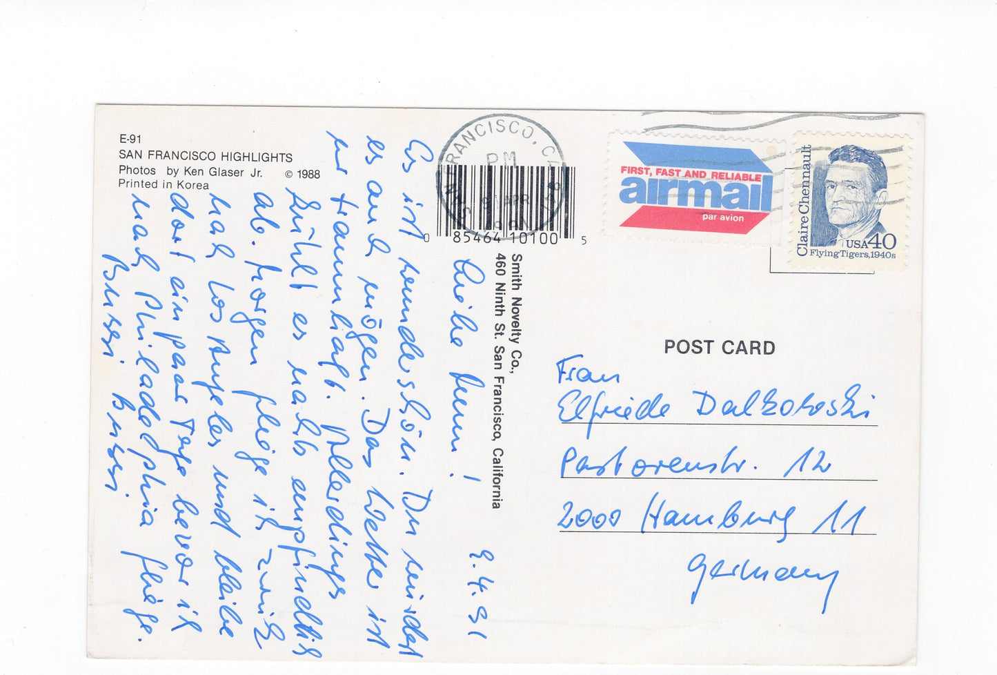 Ansichtskarte San Francisco / Kalifornien / USA