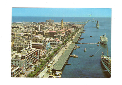 Ansichtskarte Port Said / Panorama mit Hafen / Ägypten