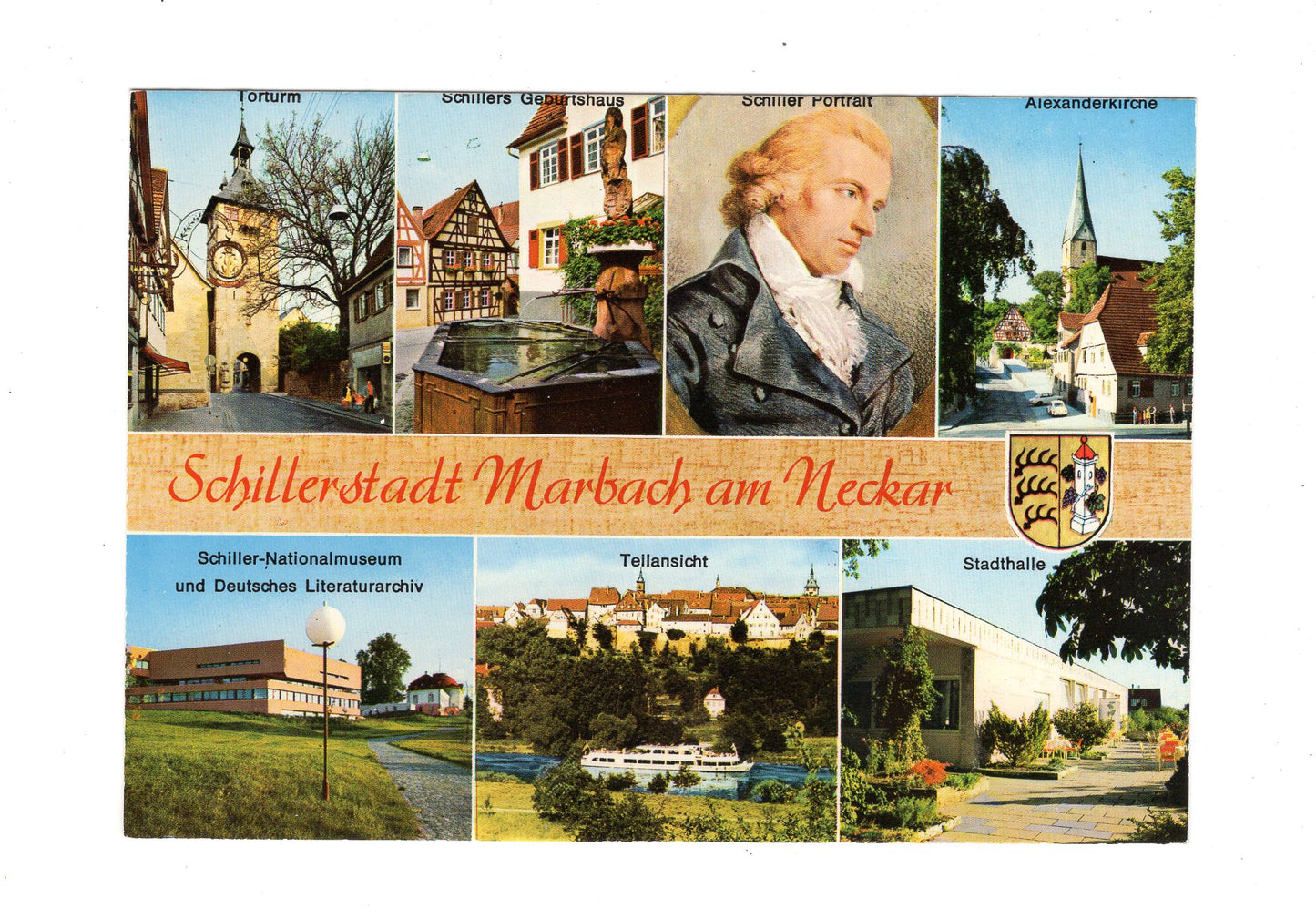 Ansichtskarte Marbach am Neckar