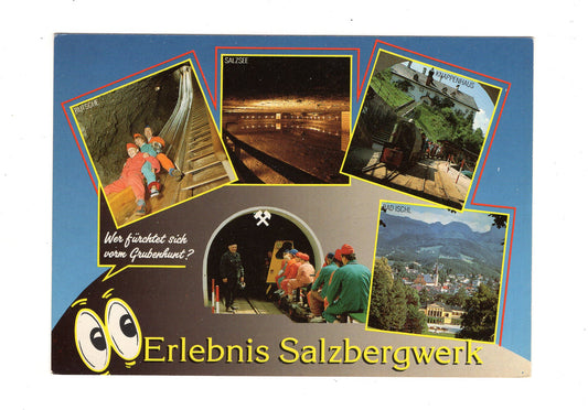 Ansichtskarte Erlebnis Salzbergwerk / Bad Ischl / Hallstatt +++ / Österreich