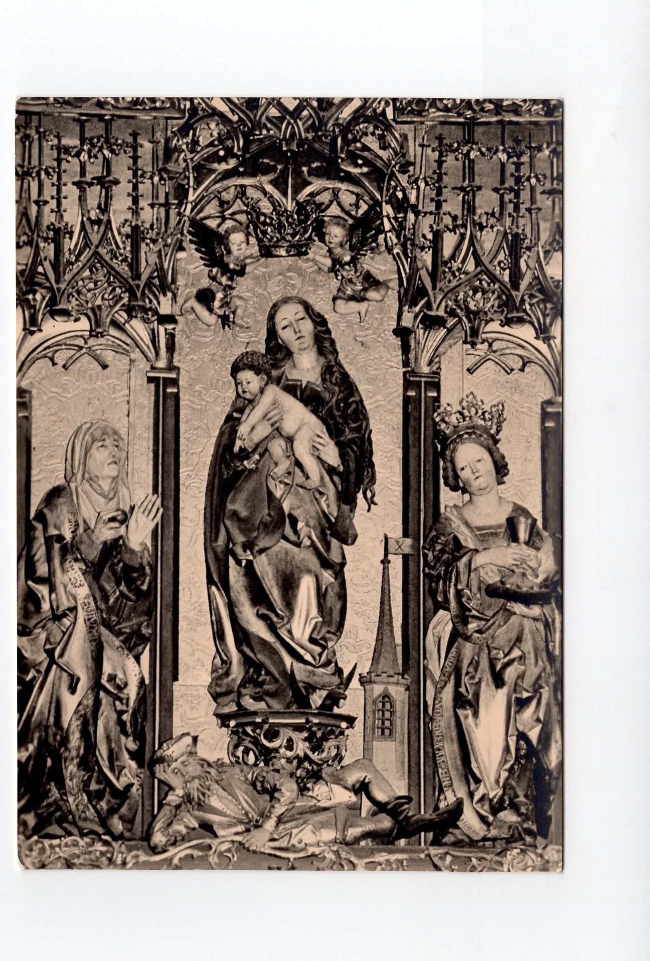 Ansichtskarte Münster im Goms / Altar Pfarrkirche