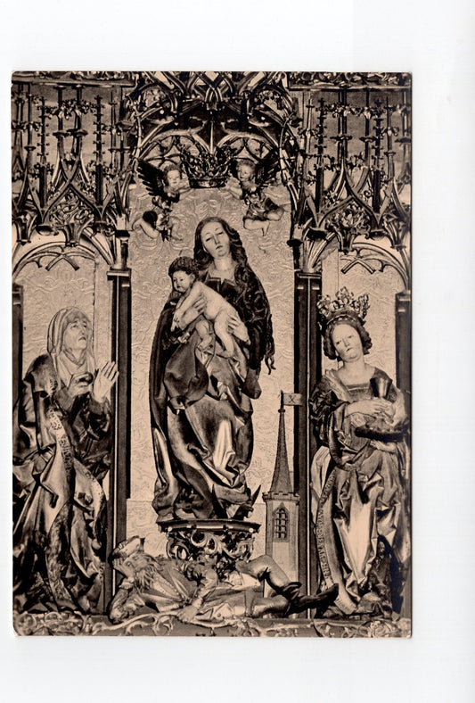 Ansichtskarte Münster im Goms / Altar Pfarrkirche