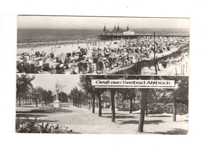 Ansichtskarte Seebad Ahlbeck / Seebrücke / Konzertplatz / J1-66