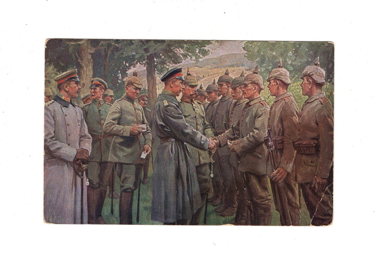 Ansichtskarte / Feldpost / Unser Kronprinz in den Argonnen - Otterndorf 1916