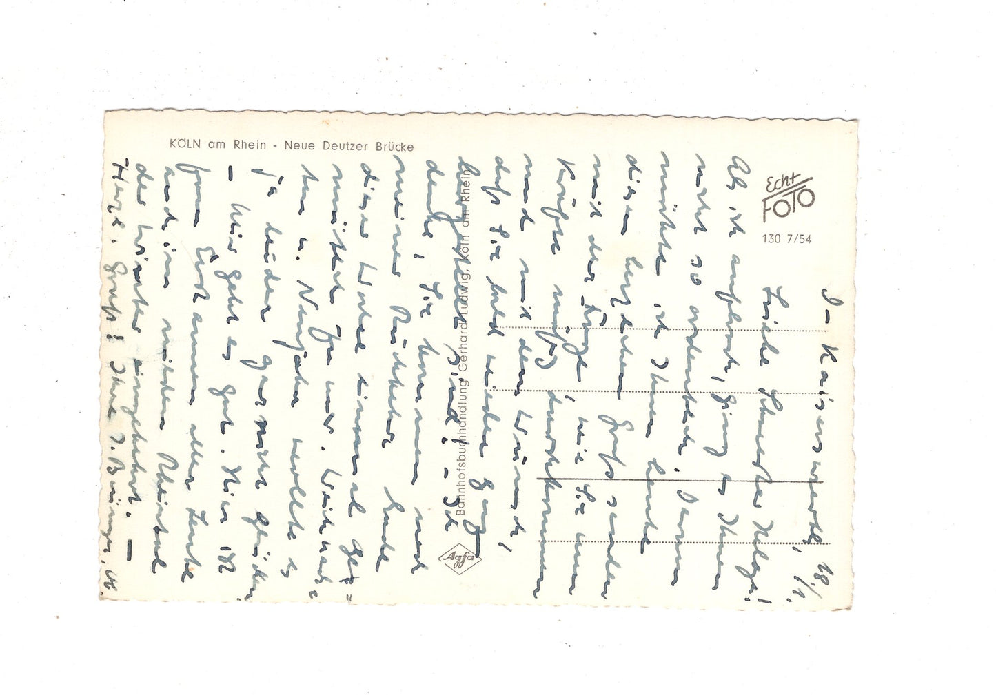 Ansichtskarte Köln am Rhein / Neue Deutzer Brücke / I1-68