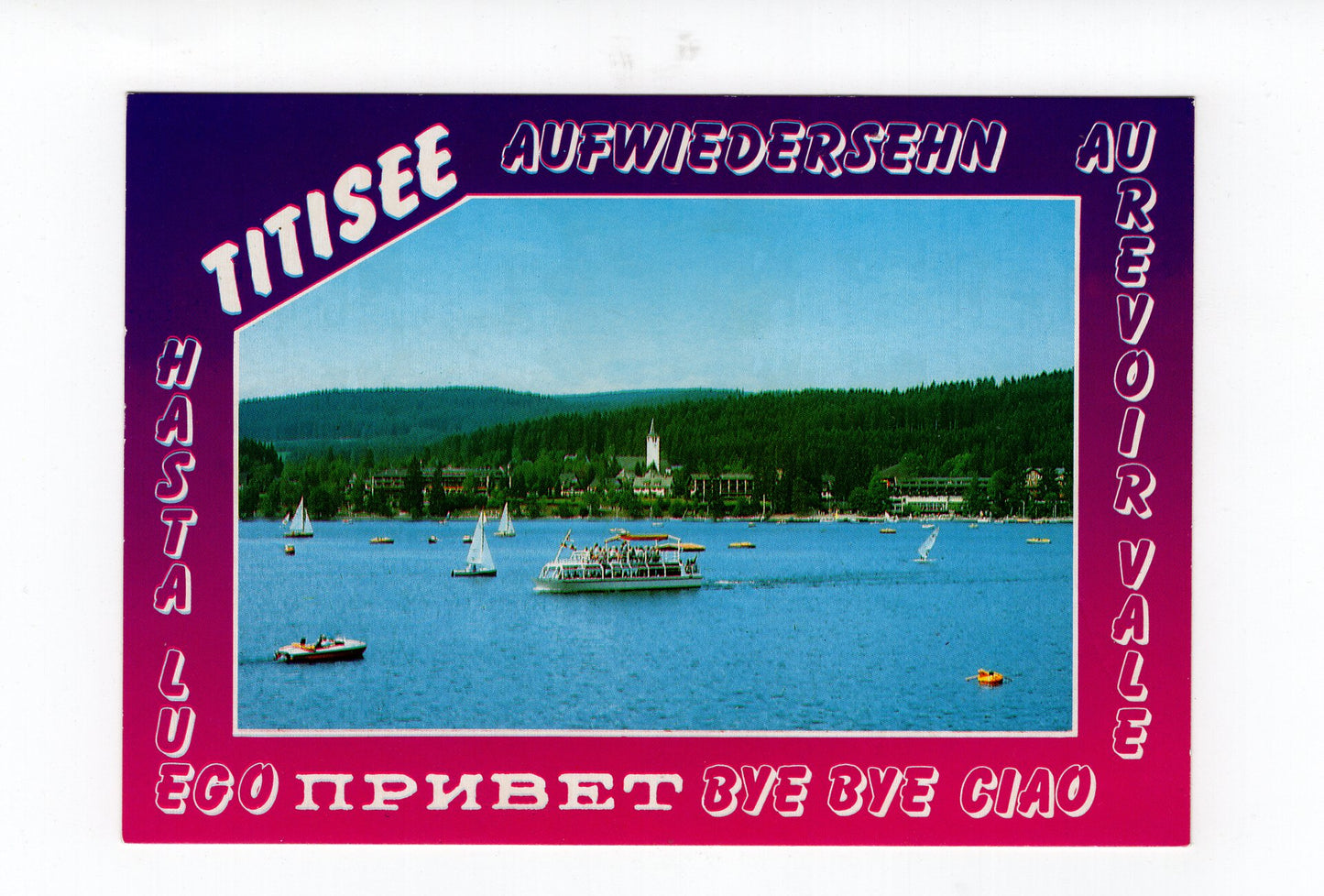 Ansichtskarte Titisee im Hochschwarzwald