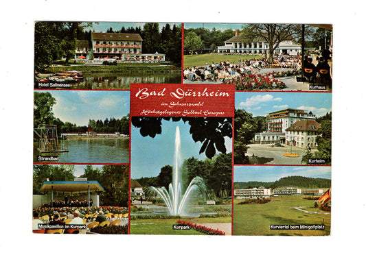 Ansichtskarte Bad Dürrheim im Schwarzwald / Hotel Salinensee +++