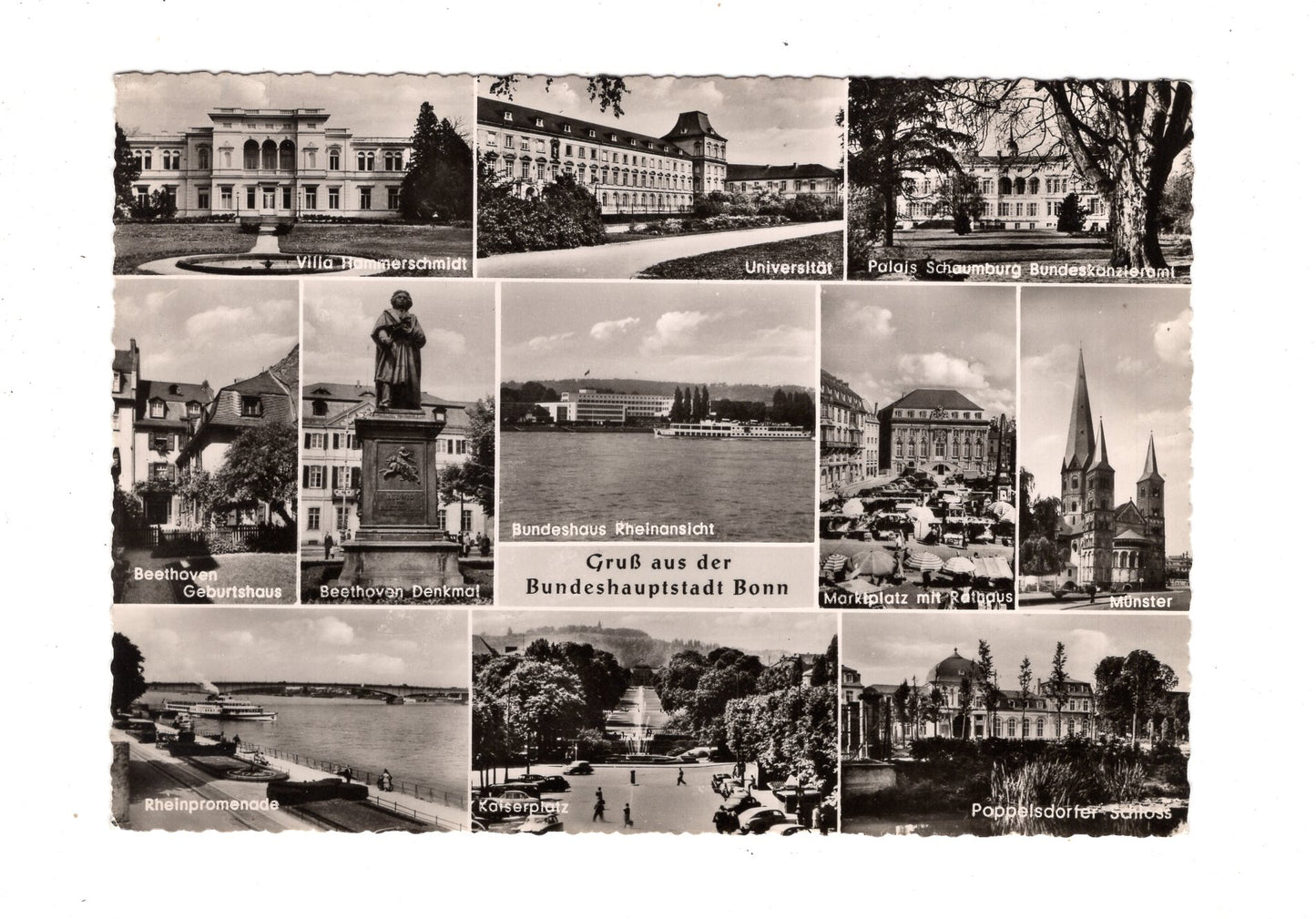 Ansichtskarte Bonn am Rhein / Villa Hammerschmidt +++ / M1-64