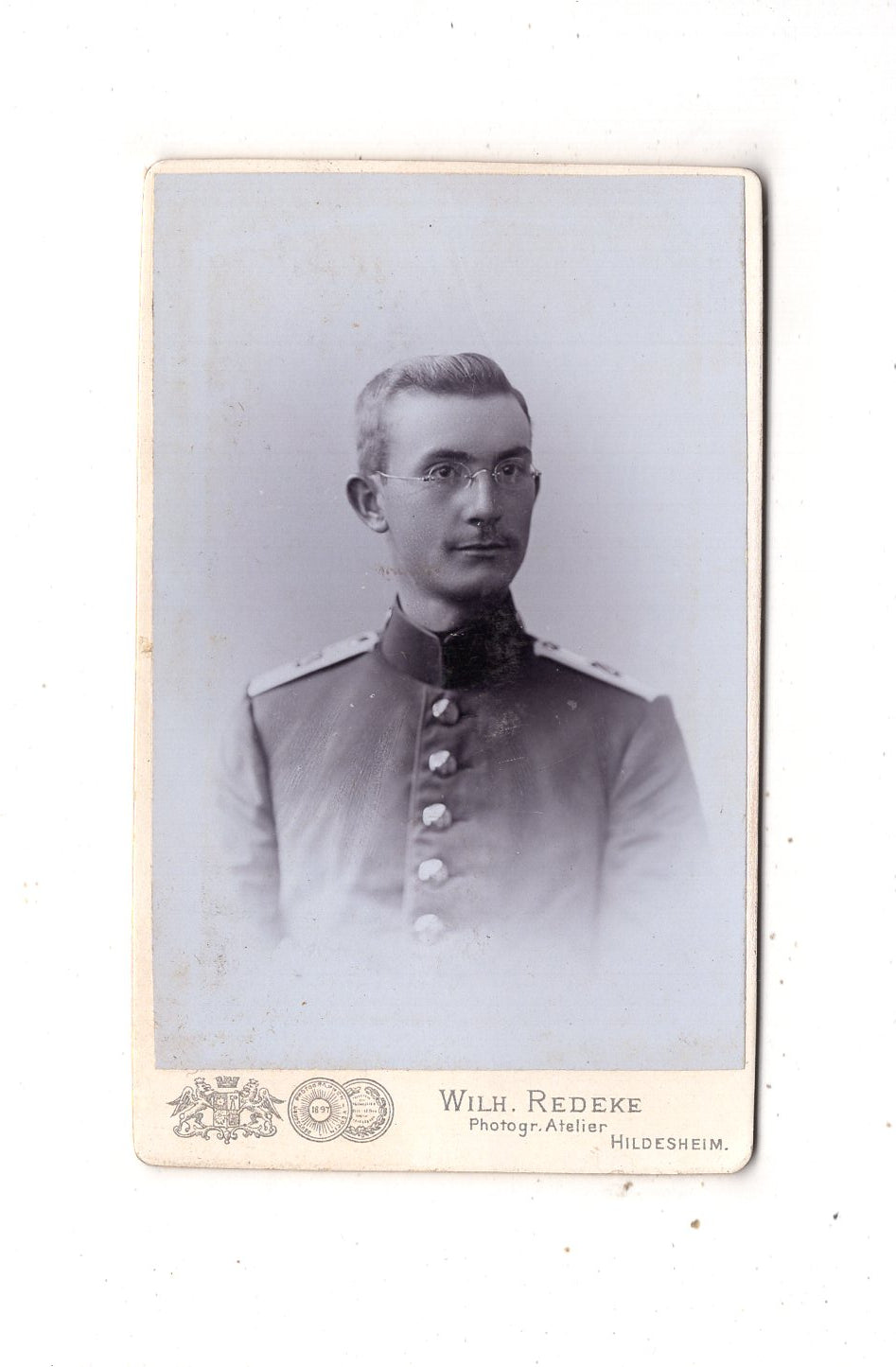 Fotografie Soldat - Hildesheim um 1900
