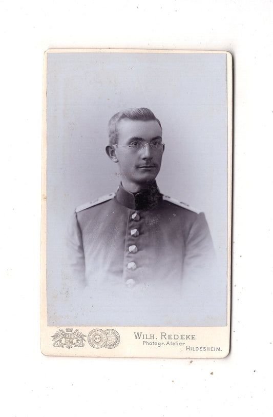 Fotografie Soldat - Hildesheim um 1900