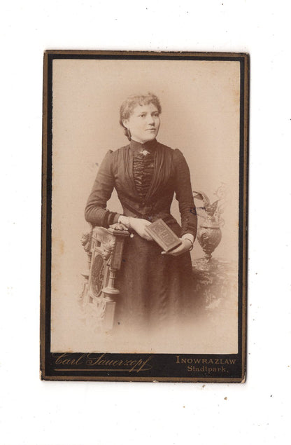 Fotografie Feine Dame - Inowrazlaw Iniwroclaw Hohensalza 1880er