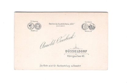 Fotografie Damenportrait - Düsseldorf um 1900