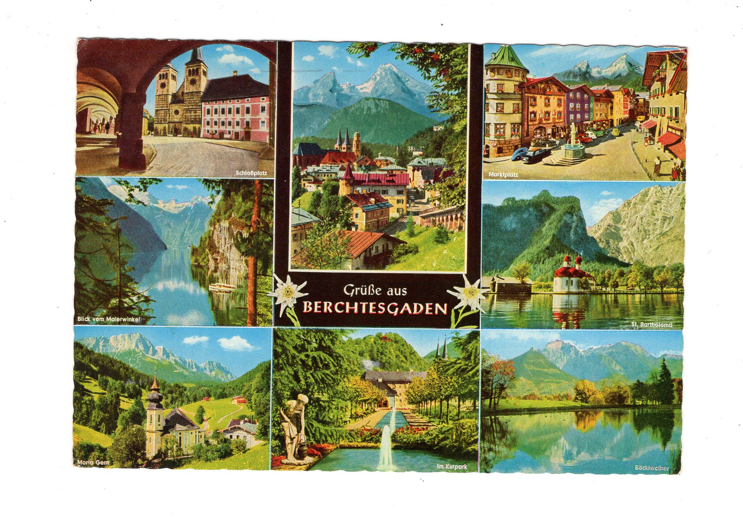 Ansichtskarte Grüße aus Berchtesgaden