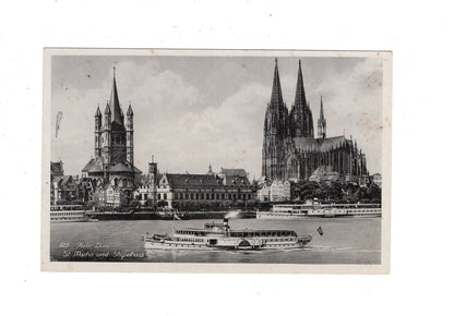 Ansichtskarte Köln am Rhein / Dom - St. Martin - Stapelhaus / I1-68