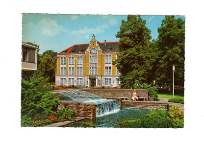 Ansichtskarte Hamm in Westfalen / Kurhaus mit Sorauer Brunnen