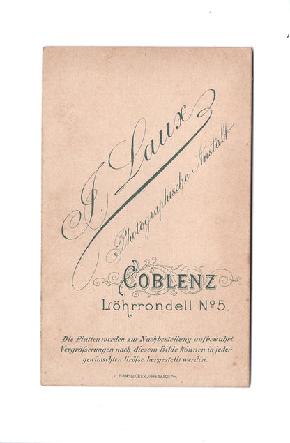 Fotografie Soldat / Soldatenportrait - Koblenz 1880er