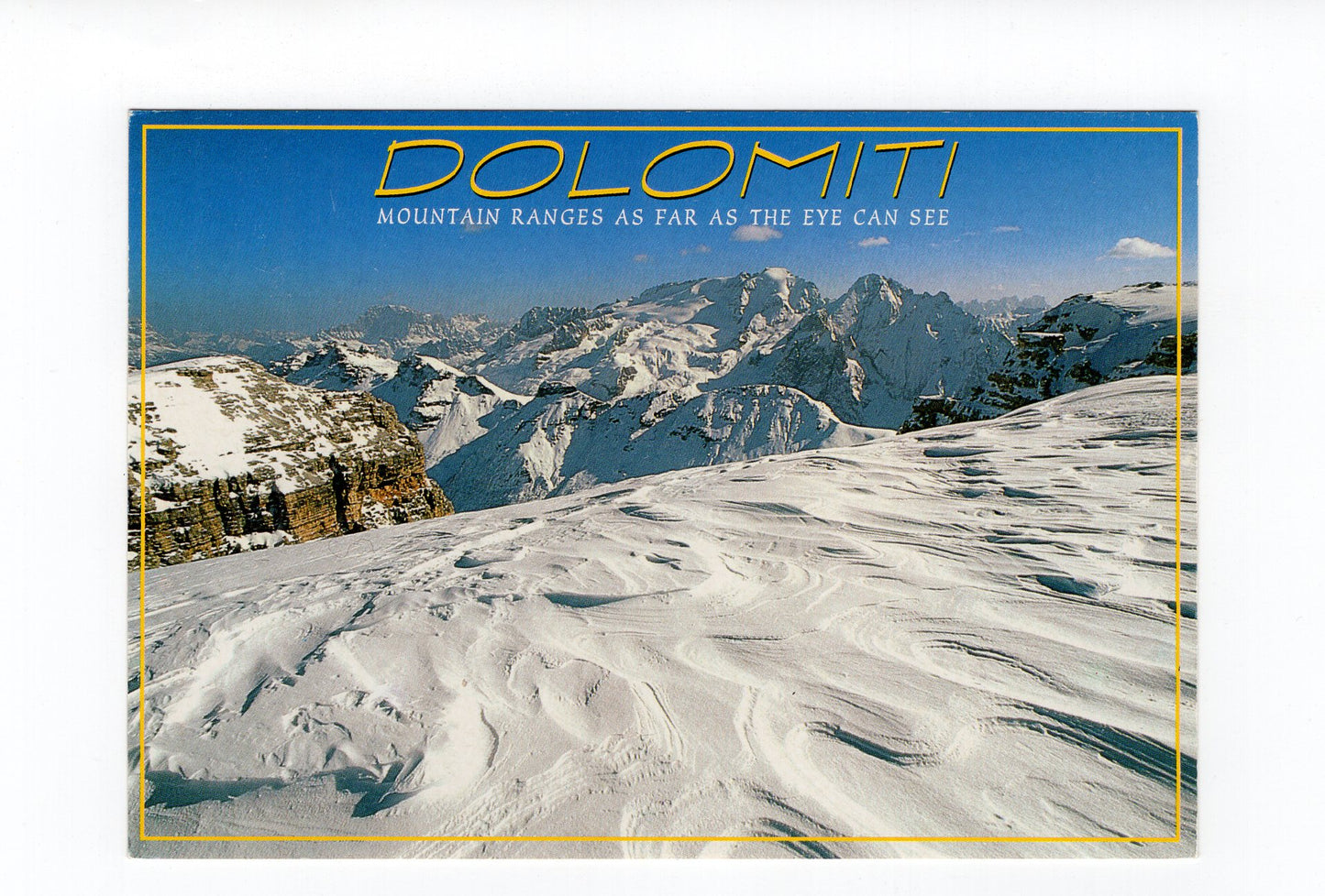 Ansichtskarte Dolomiten / Sellagruppe / Südtirol / Italien