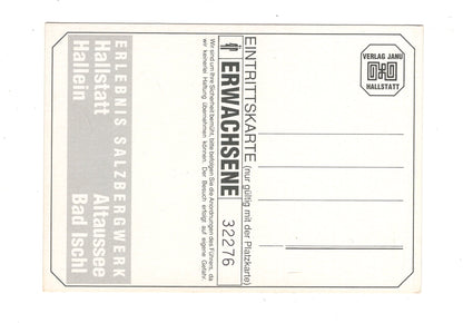 Ansichtskarte Erlebnis Salzbergwerk / Bad Ischl / Hallstatt +++ / Österreich