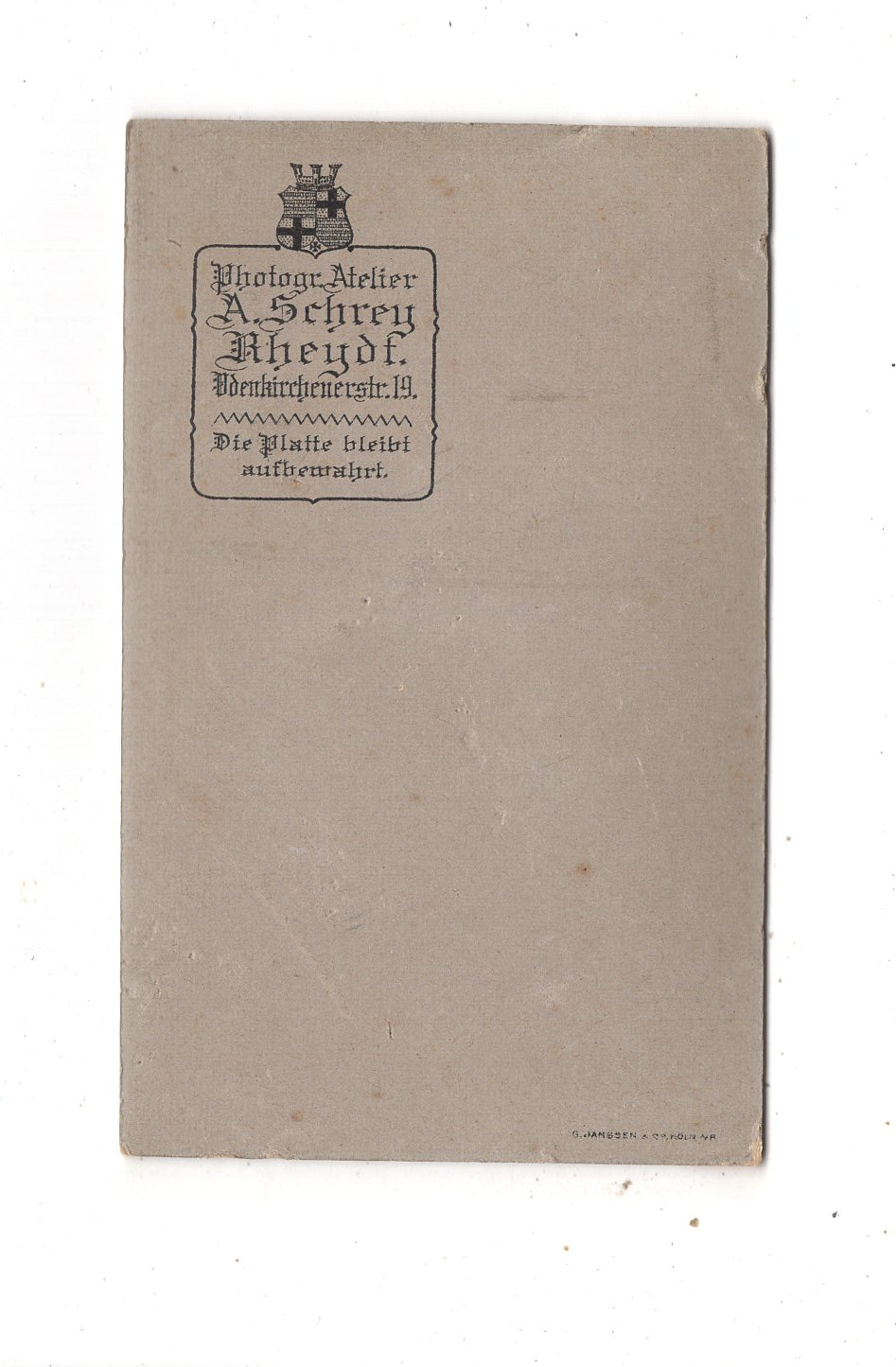 Fotografie Schönes Kinderbild / Baby - Rheydt 1900er