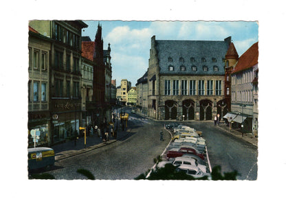 Ansichtskarte Minden / Rathaus mit Scharn