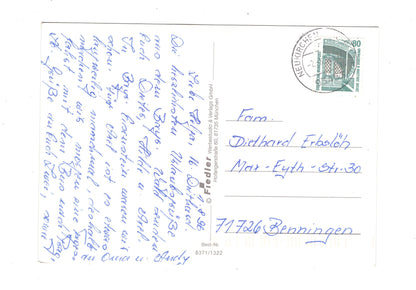 Ansichtskarte Bayerisch Eisenstein und Böhmisch Eisenstein CSFR