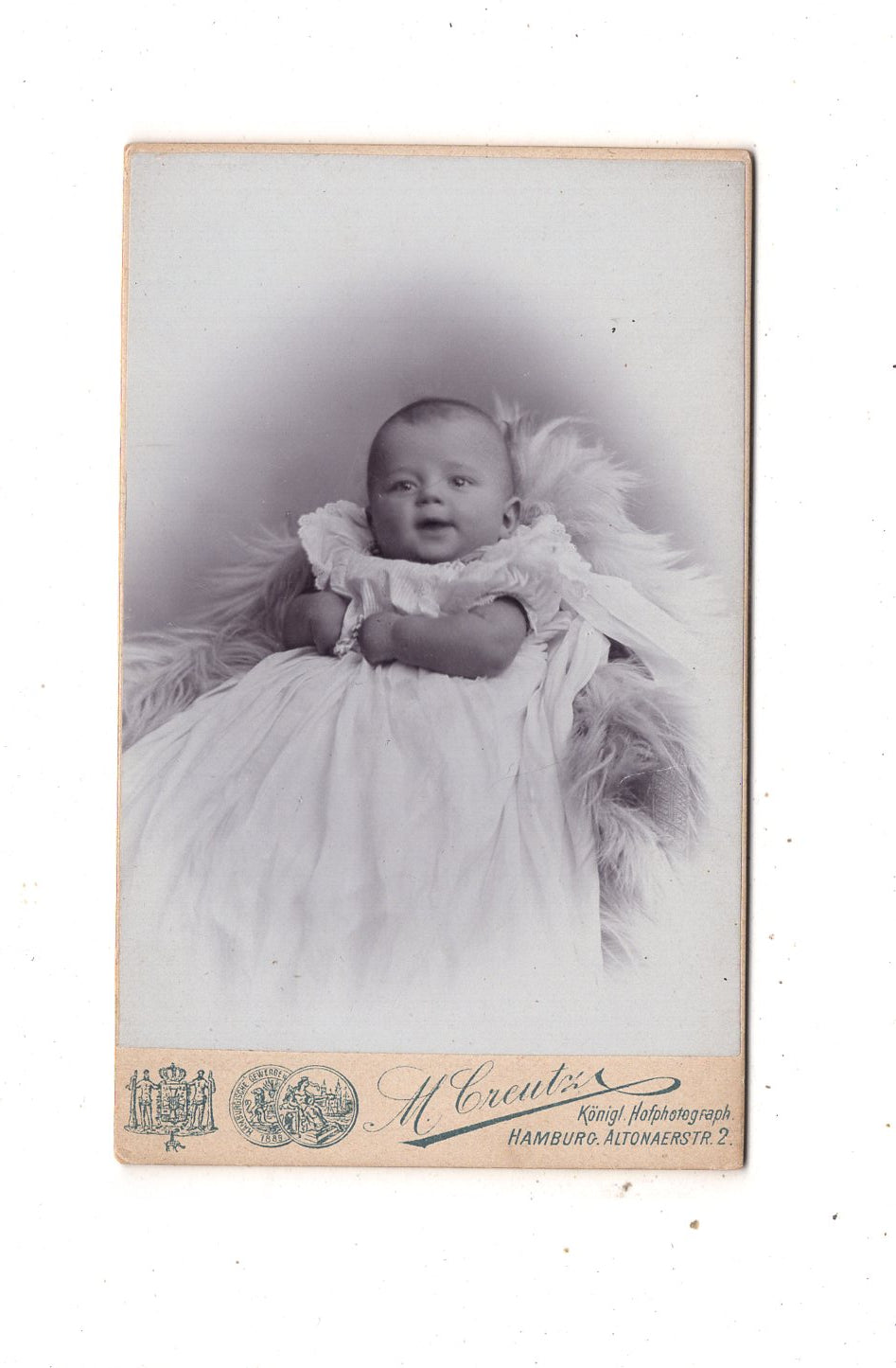 Fotografie Schönes Kinderbild / Baby - Hamburg um 1900