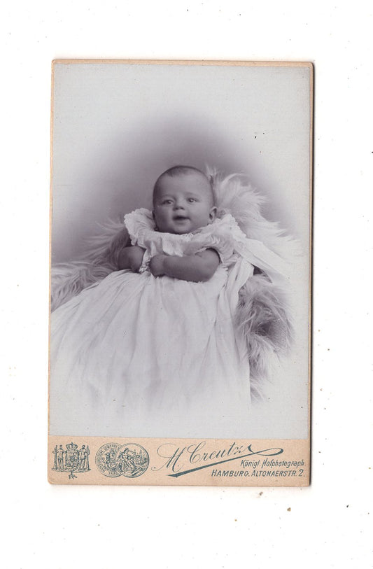 Fotografie Schönes Kinderbild / Baby - Hamburg um 1900