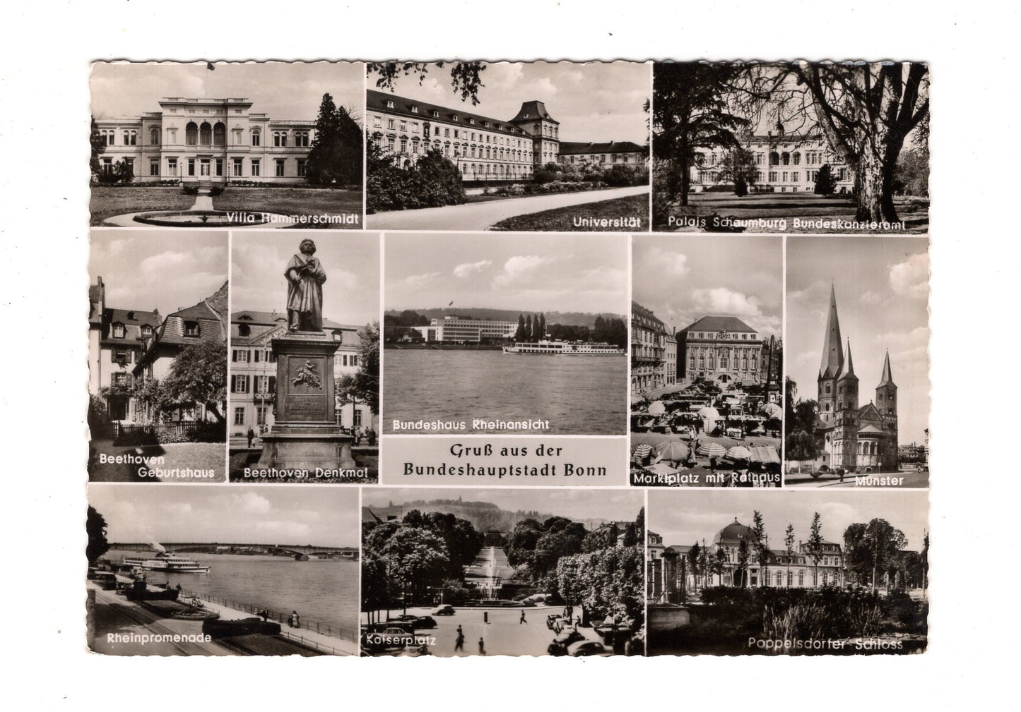 Ansichtskarte Bonn am Rhein / Villa Hammerschmidt +++ / M1-64