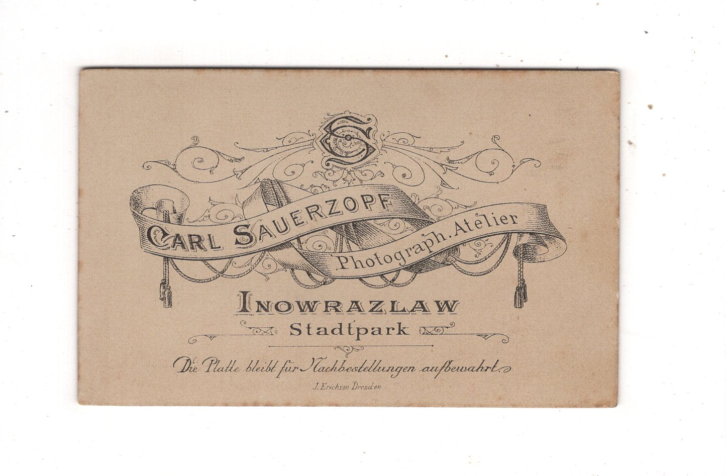 Fotografie Feine Dame - Inowrazlaw Iniwroclaw Hohensalza 1880er