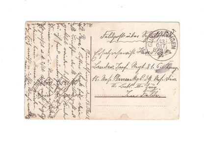 Ansichtskarte / Feldpost / Patriotische Karte  - Gundelfingen 1915