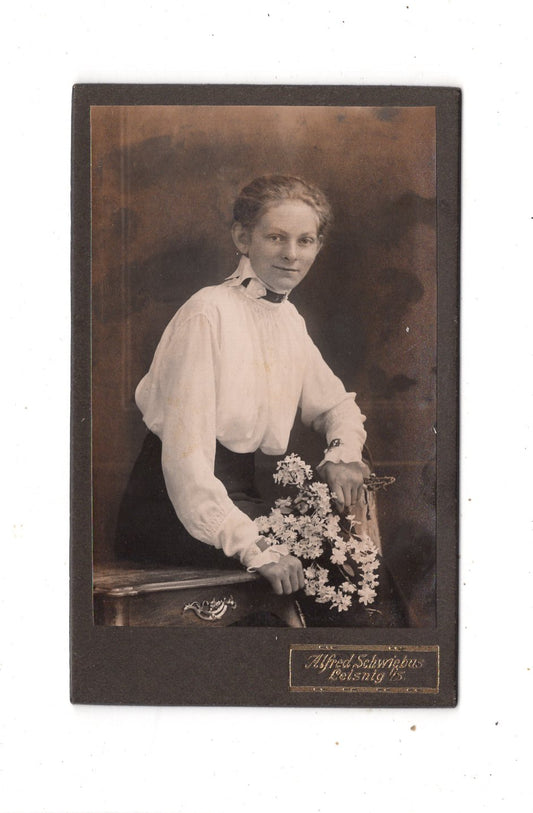 Fotografie Feine Dame - Leisnig 1910er