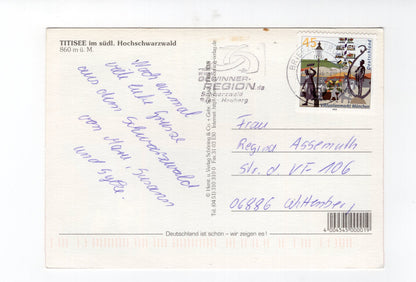 Ansichtskarte Titisee im Hochschwarzwald