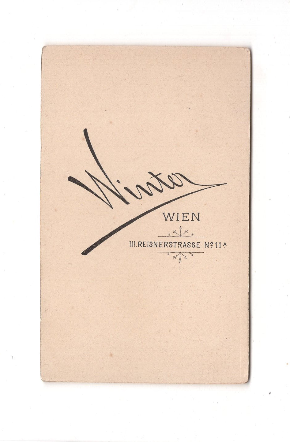 Fotografie Herrenportrait - Wien 1880er / CDV C1-22