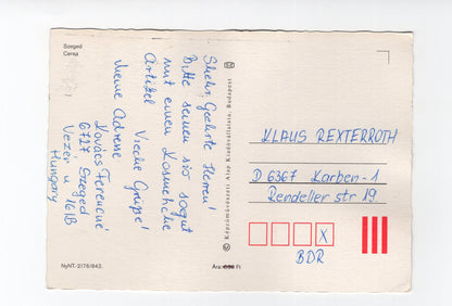 Ansichtskarte Szeged / Ungarn