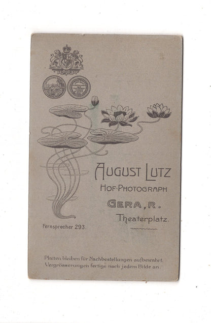 Fotografie Schönes Kinderbild / Baby - Gera 1900er / CDV N1-10