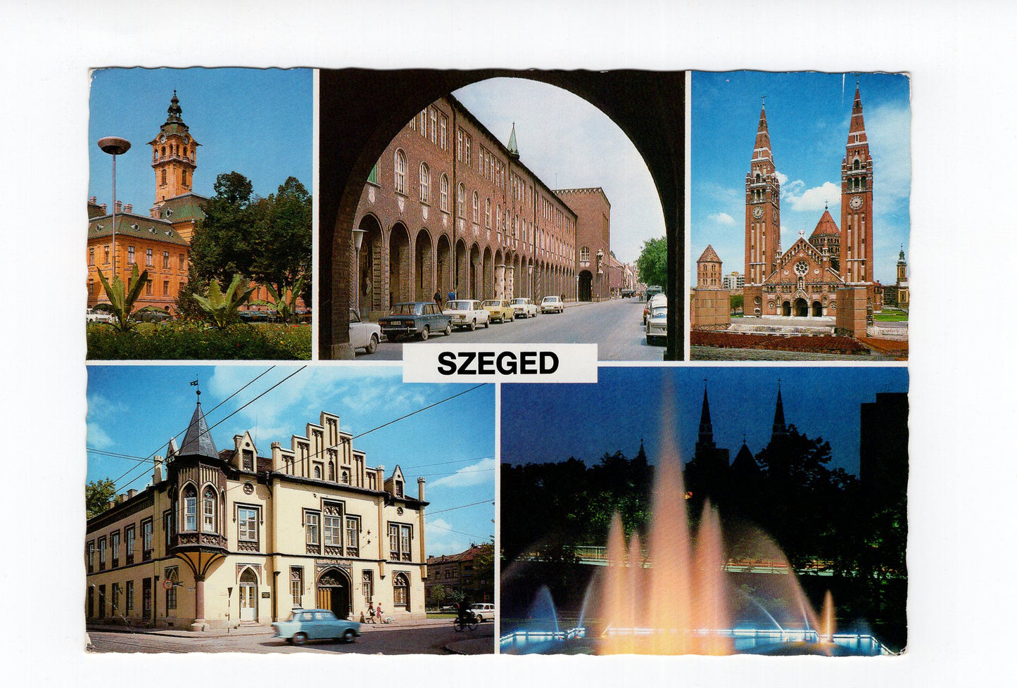 Ansichtskarte Szeged / Ungarn