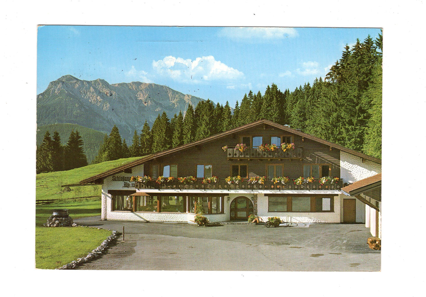 Ansichtskarte Berggasthof Schlossanger Alp / Pfronten-Obermeilingen / H1-56