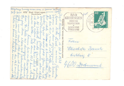 Ansichtskarte Bad Kissingen / Wandelhalle